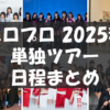 【日程まとめ】ハロプロ2025秋ツアー・全グループのスケジュールを整理してみた